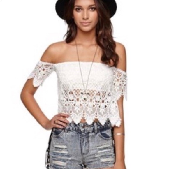 Lace bandeau top - Picture 3 of 3